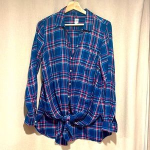 Gap Maternity flannel